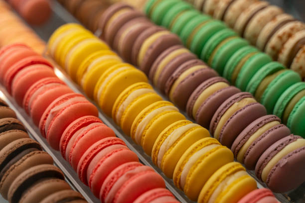 istock Beautiful and colorful macarones 1540714725