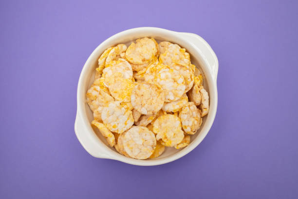 istock gluten free corn cake with cheese for healthy breakfast 1540723719