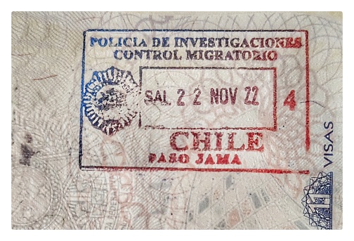 Border control Chile Argentina