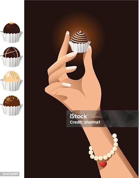 Regalo Di Cioccolato - Immagini vettoriali stock e altre immagini di Alimentazione non salutare - Alimentazione non salutare, Assuefazione, Braccialetto