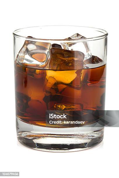 Whiskey Cola Cocktail Stock Photo - Download Image Now - Cola, Rum, Ice