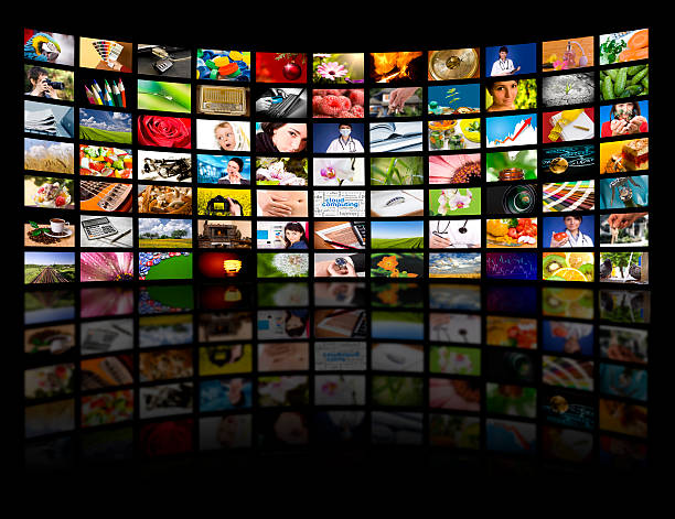 istock TV panels showing television production concepts 154079503