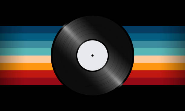 istock Vintage Striped Backgrounds, Posters, Banner Samples, Retro Colors from the 1970s 1980s, 70s, 80s, 90s style stripes background poster lines. Synthwave, vaporwave, retrowave music lp vinyl disc record 1540798262