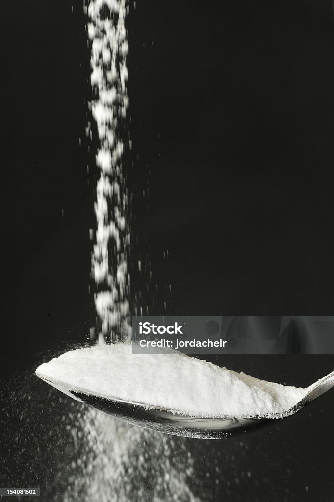 Spoonful of bicarbonate Acid Stock Photo