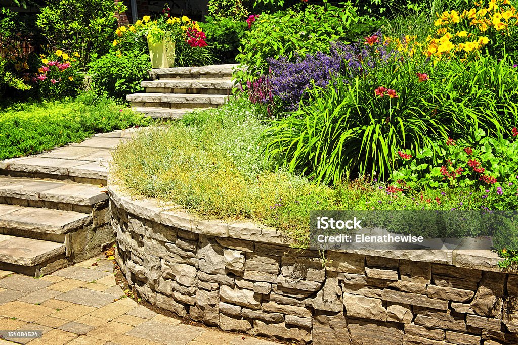 Piedra Natural Paisajismo - Foto de stock de Piedra - Material de construcción libre de derechos