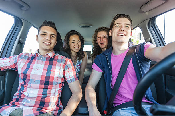 istock Happy People in the Car 154091362
