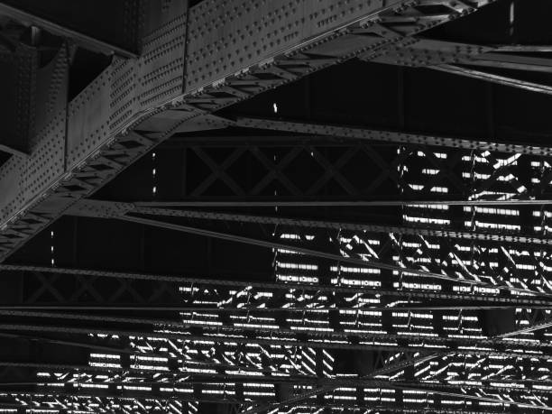 istock Steel Bridge Construction Beams and Girders 1540917186