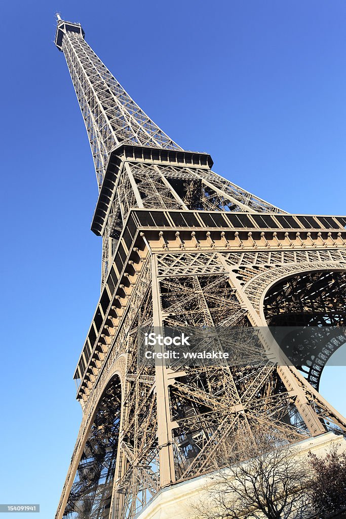 Parte da famosa Torre Eiffel - Royalty-free Arquitetura Foto de stock