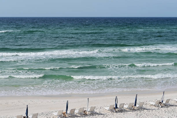 istock Lounge Chairs on the Beach 1540936226