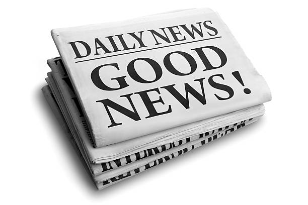 istock Good news daily newspaper headline 154094028