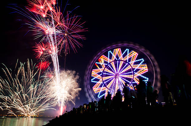 Fireworks stock photo