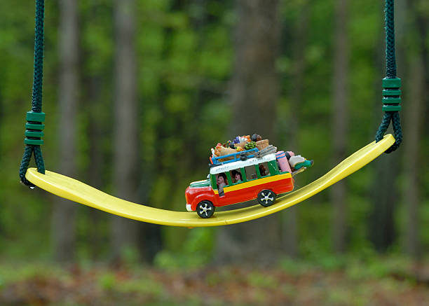 Toy Car on a Swing
