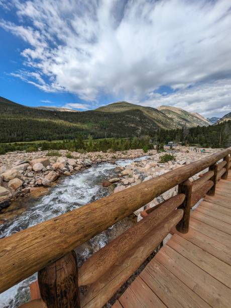 Colorful mountain near Lake Dillon, Colorado, USA