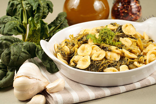 istock Orecchiette pasta with turnip tops 154103203