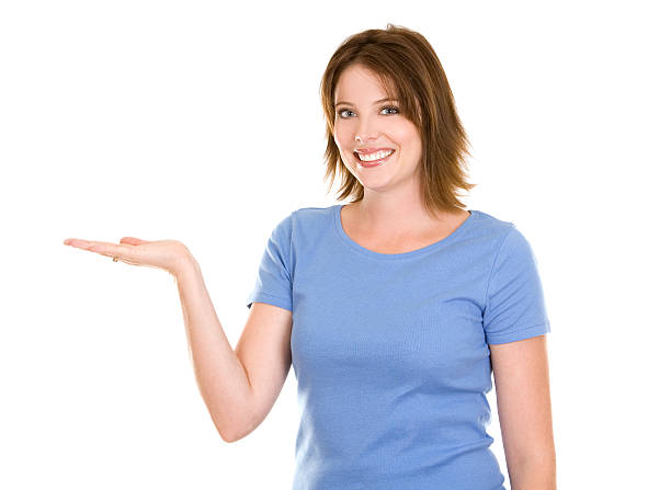 istock casual woman in blue 154103745