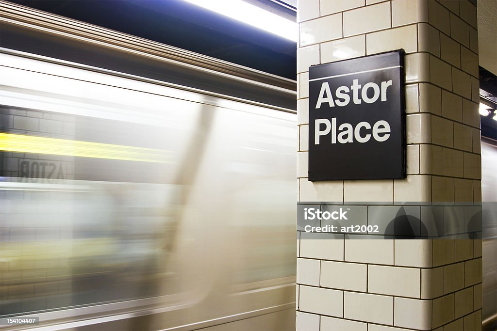 Ástor lugar a la estación del metro, la ciudad de Nueva York - Foto de stock de Ciudad de Nueva York libre de derechos