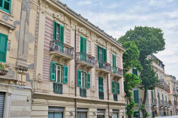 istock typical old house facade in messina , sicily 1541077658