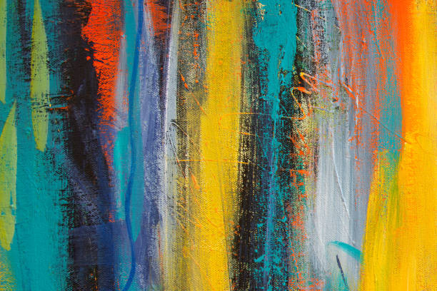 istock The expressive brushstrokes on this canvas create an artful and dynamic abstract background 1541113380