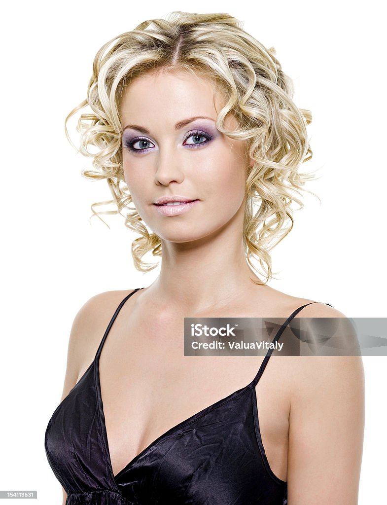 Portrait de femme - Photo de Cheveux courts libre de droits