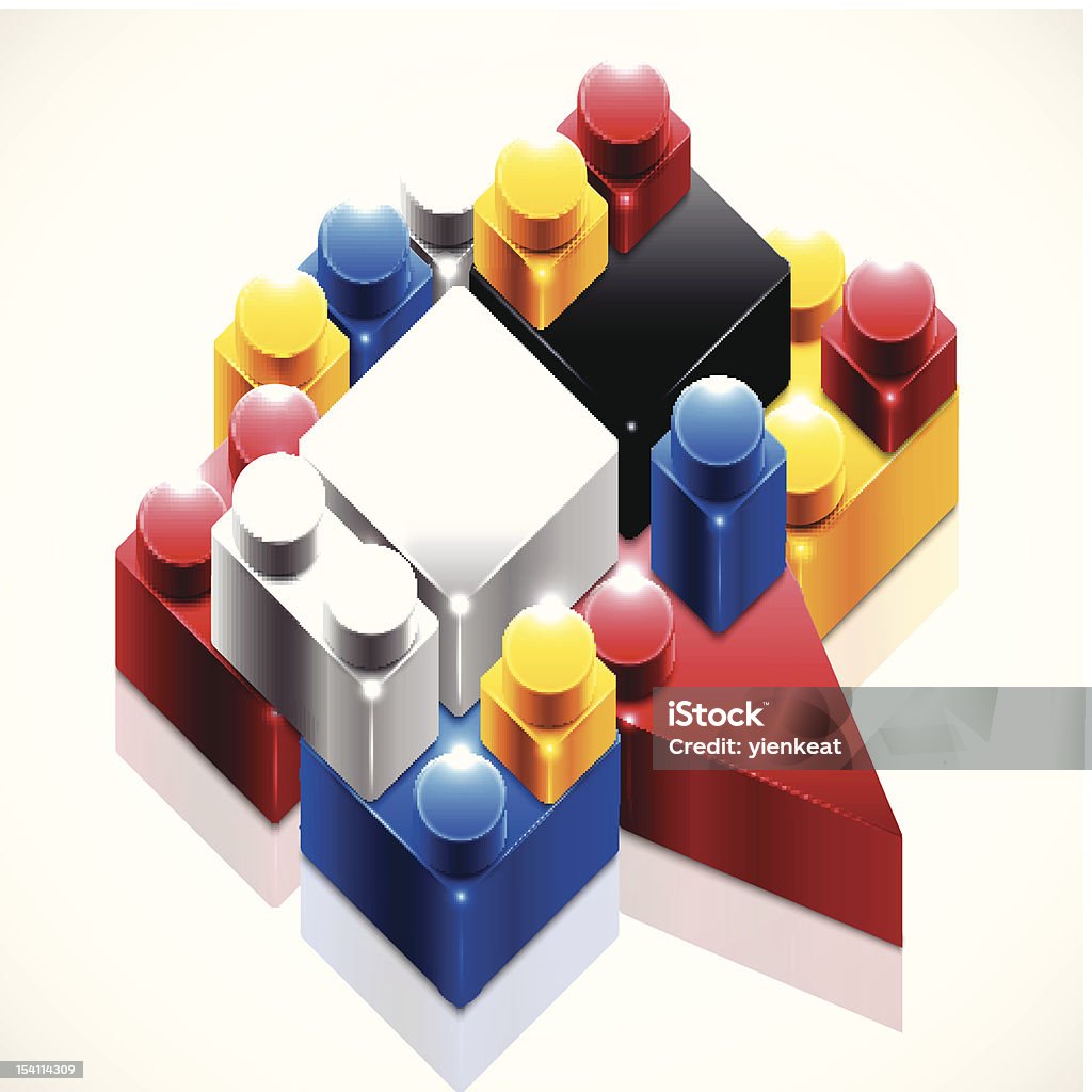 Interlocking Bricks Vector Vector Interlock Bricks Speech Bubble Design Stock Illustration ...