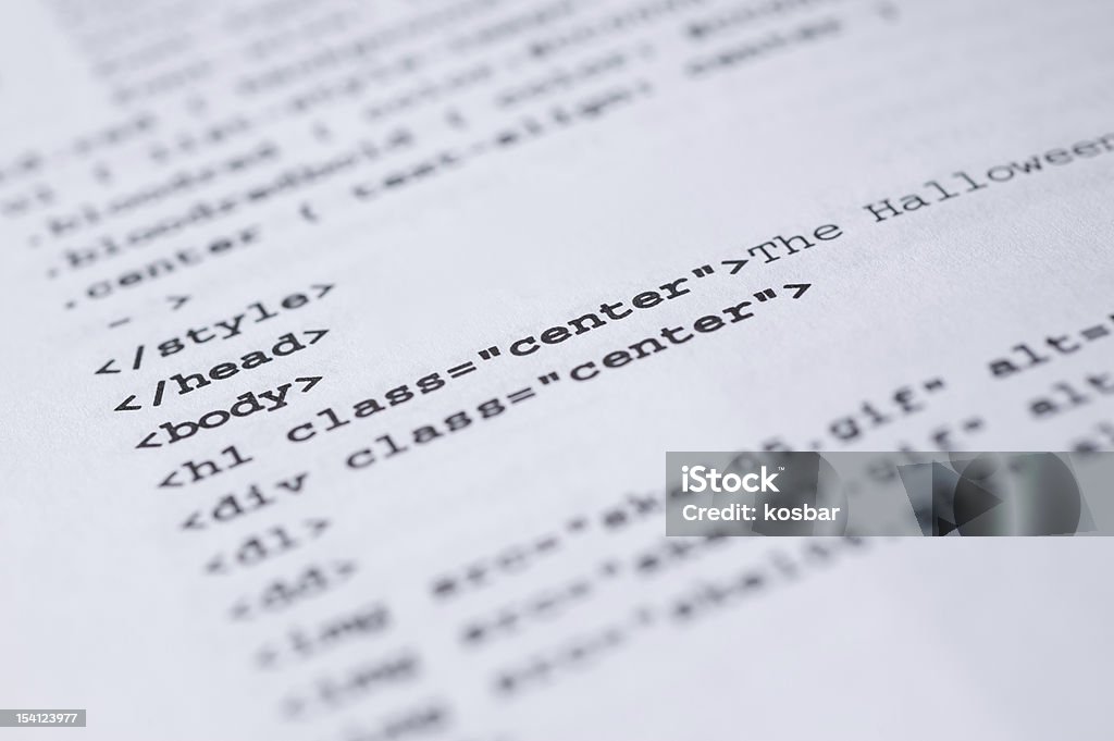 Html Code Stock Photo - Download Image Now - Coding, Computer, Computer ...