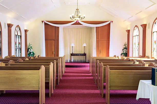 Photo of Wedding chapel interior - horizontal