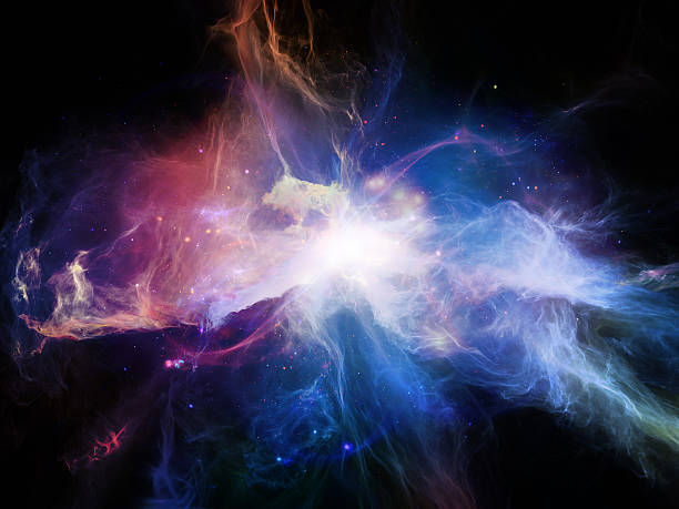 istock Space photograph of a colorful Nebula 154130369