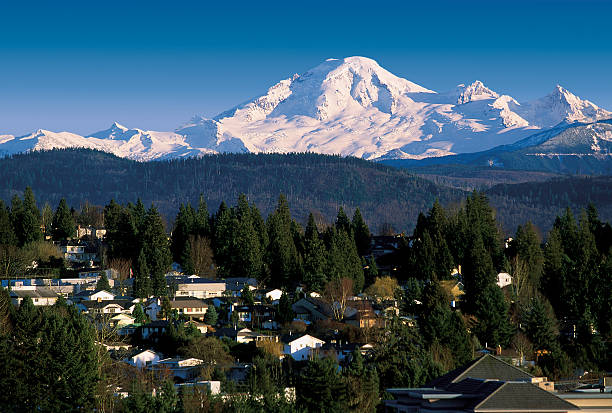 Abbotsford and Mt. Baker (USA) in the background