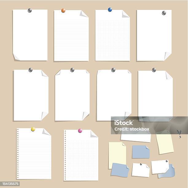 Additional Notes Images Papers Notes Stock Illustration - Download Image Now - Adhesive Note ...