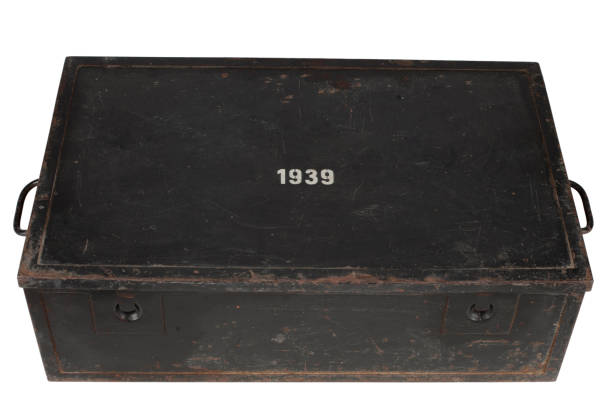 istock WW2 German Army ammunition wooden crate. 1541357307