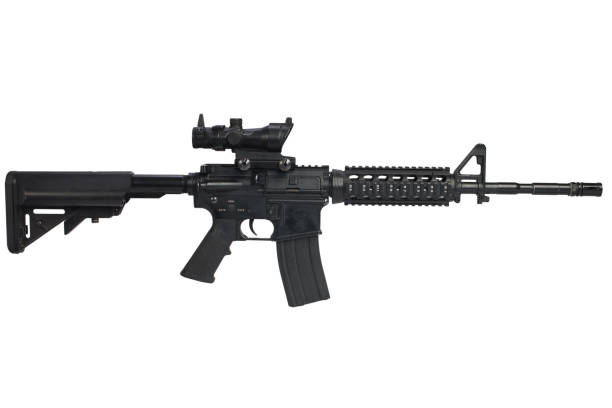 istock US Army carbine isolated on a white 1541362466