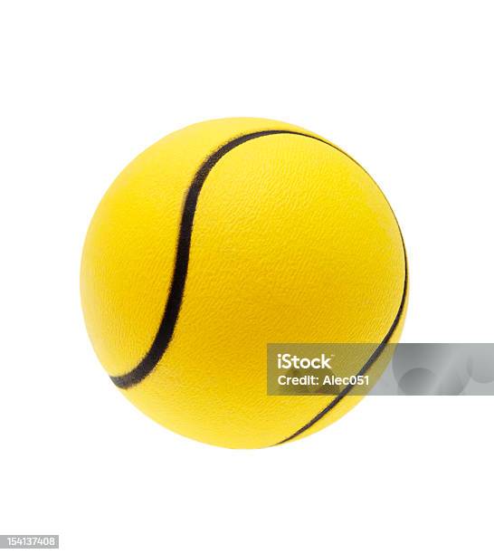 Bola De Tenis Foto de stock y más banco de imágenes de Amarillo - Color - Amarillo - Color, Bola de Tenis, Color negro