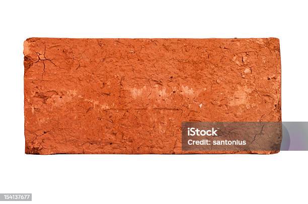 Original Brick Stock Photo - Download Image Now - Brick, Single Object, Red