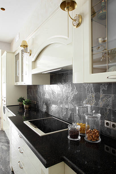 istock Bright brand new european kitchen 154138381