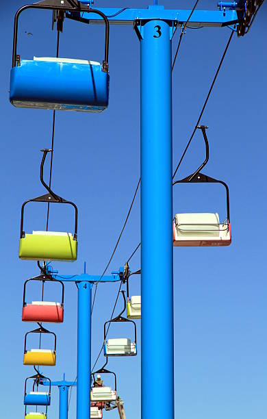 istock Chairlift Cars 154138382