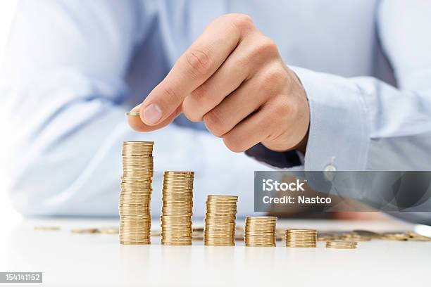 Savings Stock Photo - Download Image Now - Coin, Currency, Stack