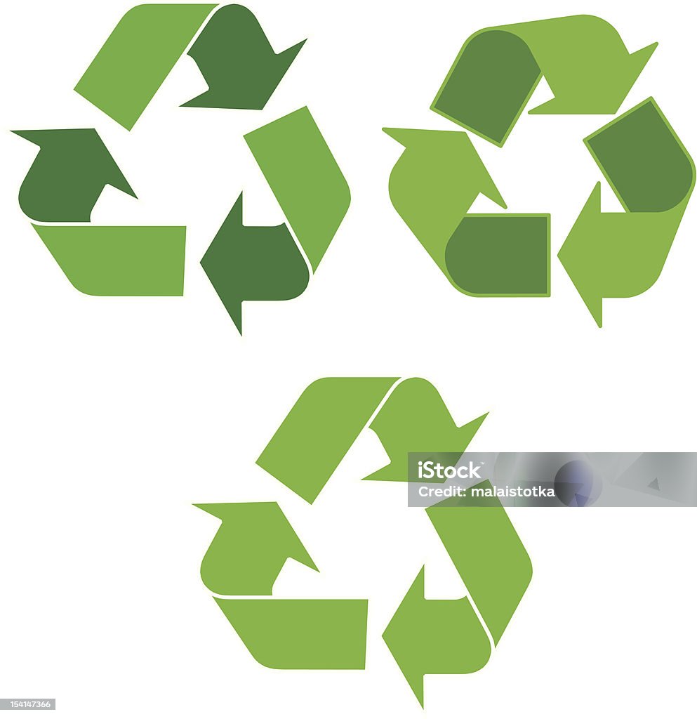 Reciclar. - arte vectorial de Comunicación global libre de derechos