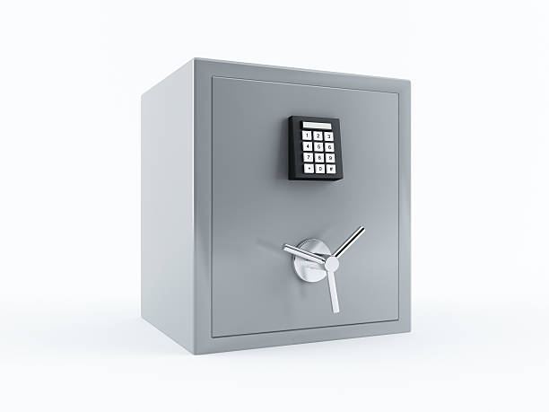 Bank safe stock photo