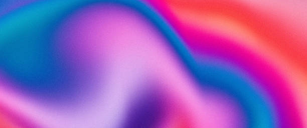 istock Abstract vibrant color flow abstract grainy background pink blue purple red noise texture summer banner header poster design 1541593274