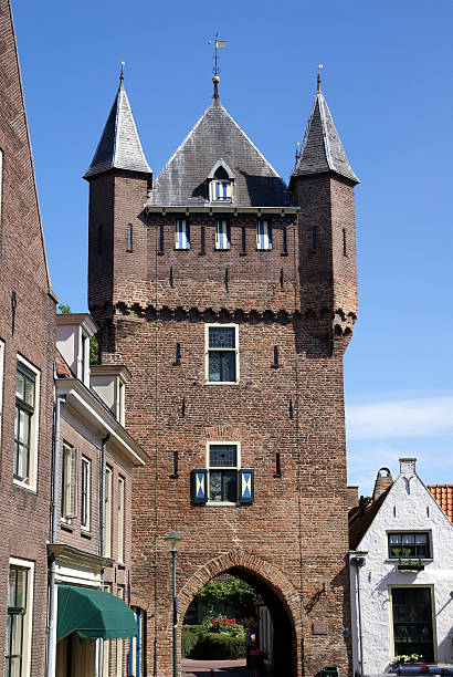 istock Historic tower in Hattem, Holland 154163094