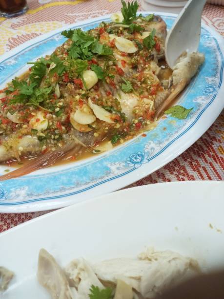 istock Steamed Sea Bass with Lime 1541808300