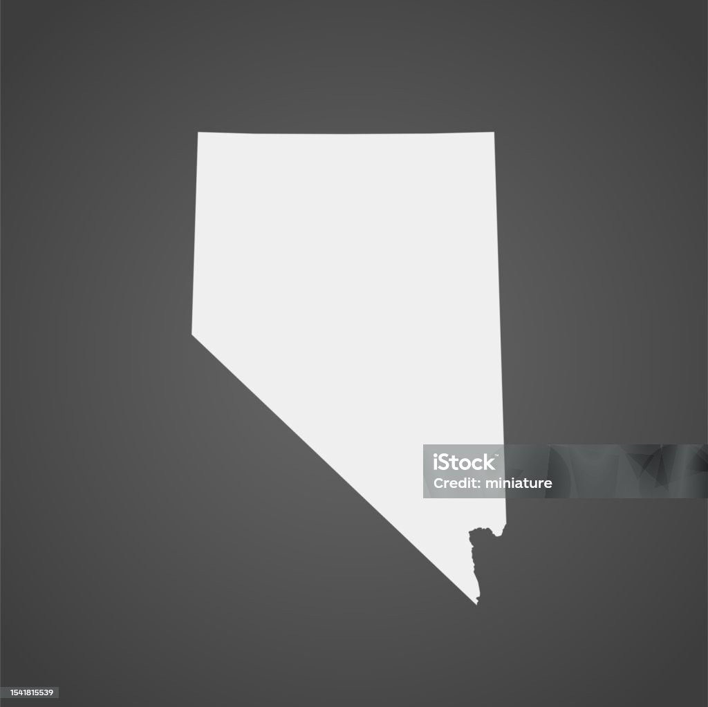 Neavd Nevada Map Stock Illustration - Download Image Now - Abstract, American ...