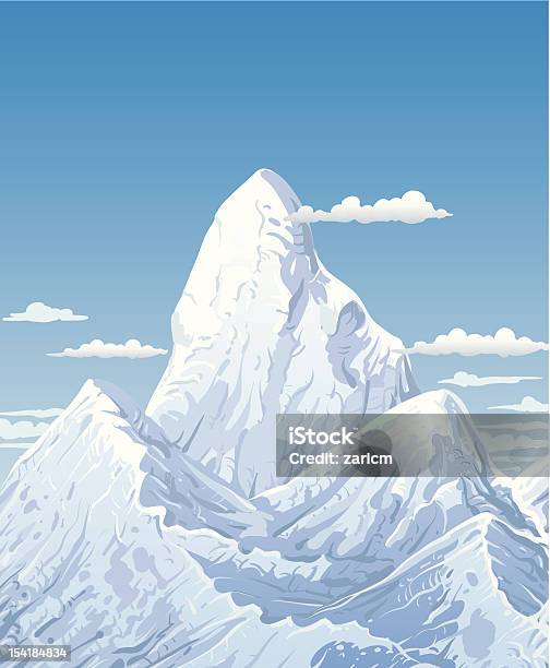 Vetores de Mountain e mais imagens de Ponto de Referência Natural - Ponto de Referência Natural, Ilustração e Pintura, Montanhas Dolomitas