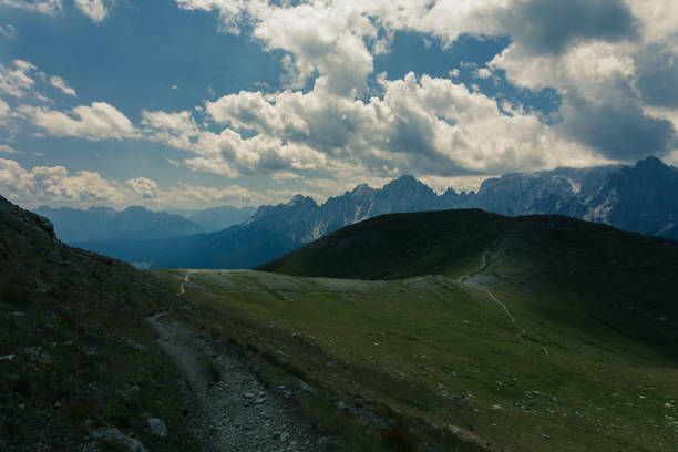 Sunny day in the Dolomiti of Sesto, Trentino Alto-Adige, Italy