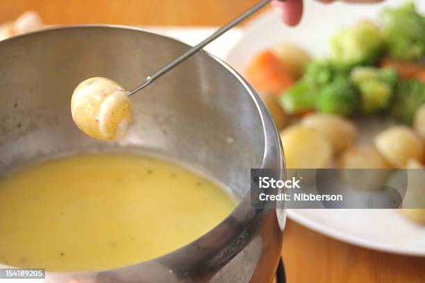 Cheese Fondue Stock Photo - Download Image Now - Jarlsberg, Cheese Fondue, Fondue