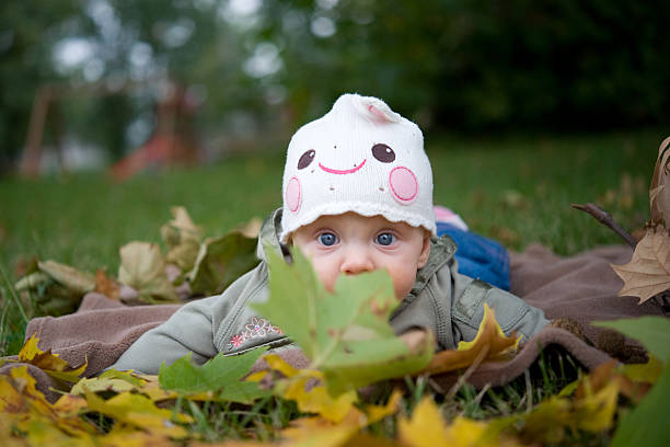 istock Autumn baby portraits 154191034