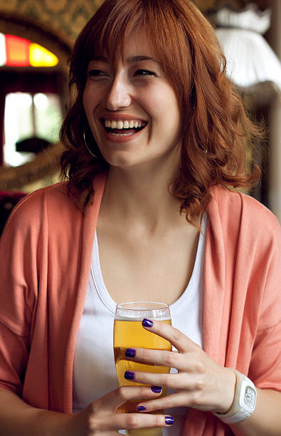 istock Woman in a bar 154191379