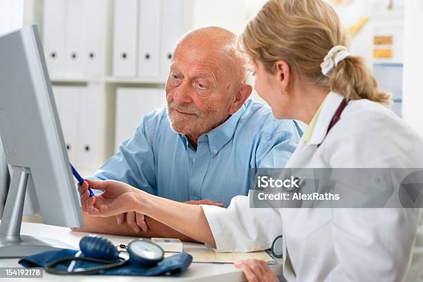 Medical Exam Stock Photo - Download Image Now - Advice, Computer Monitor, Desktop PC
