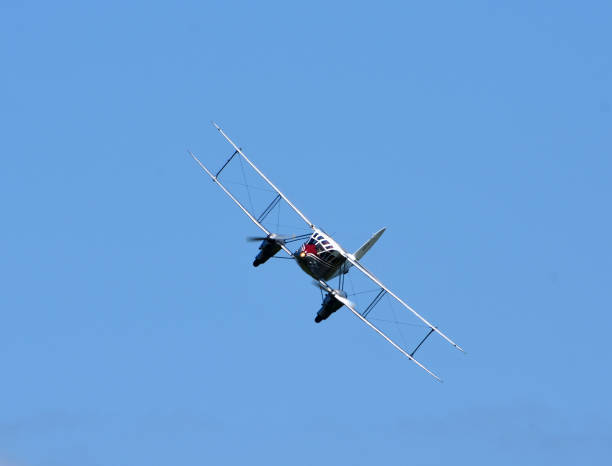 istock Vintage De Havilland DH.89A Dragon Rapide G-AGSH in flight. 1541949739