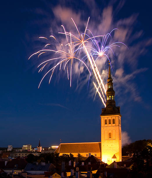 istock Firefoworks in Tallinn, Estonia 154196735